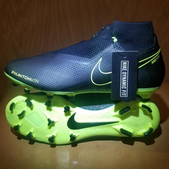 Nike Other - Nike Phantom Vision Pro Black Volt Soccer Cleats